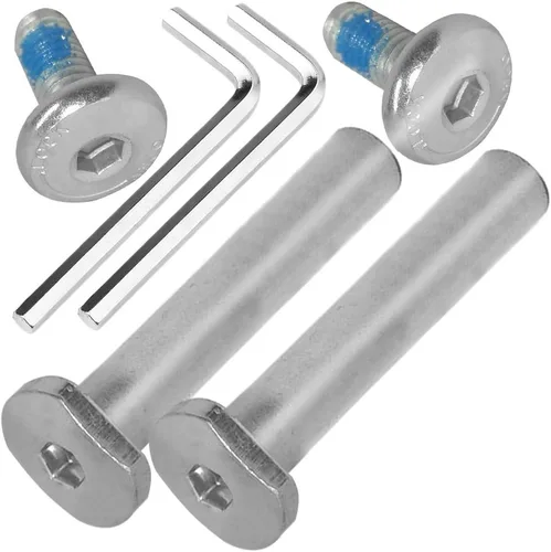 Vista 13 de M8 Juego de Tornillos y Pernos Allen de 40-76mm para Masculino y Femenino, Piezas de Patinete para Niños para Patinetes de 2-3-4 Ruedas, Reparación
