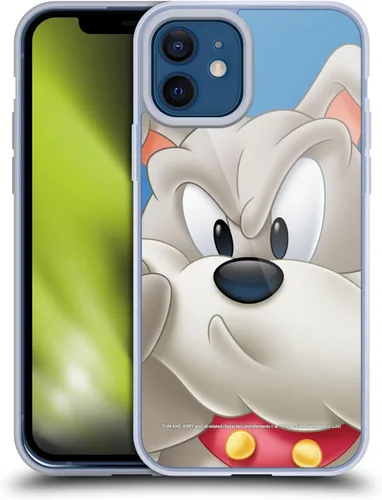 Vista 24 de Head Case Designs Funda de gel de cara completa con licencia oficial de Tom y Jerry Jerry [protección de grado militar] compatible con Apple iPhone