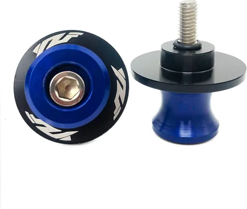 Vista 2 de 6MM M6 X 1.5 Motocicleta Swing Arm Sliders Carretes CNC Tornillos de soporte de brazo oscilante 2 piezas para Yamaha YZF R1 R3 R6 R25 R125 R6S 600R