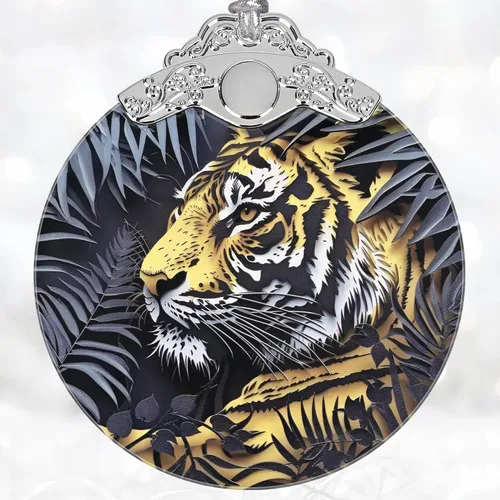 Vista 9 de Decoración navideña de abejas, adornos para árbol de vitrales, regalo de Navidad para amigos, familiares, compañeros de trabajo