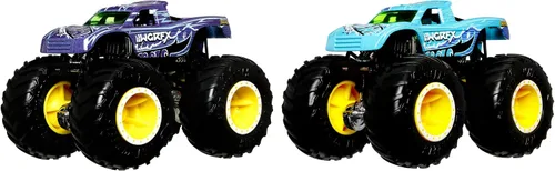 Vista 7 de Hot Wheels Monster Trucks - Surtido de juguetes de coche con cambio de color, 3 años