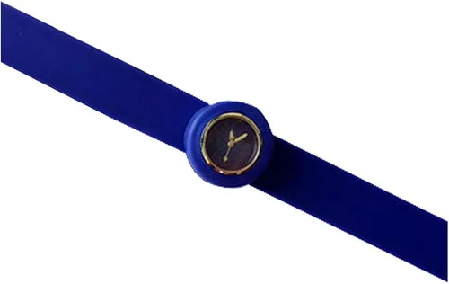 Vista 2 de HSW Slap on Watch - Reloj de pulsera de silicona con números de cuarzo, correa deportiva para niños, niñas, mujeres, hombres, unisex, a presión