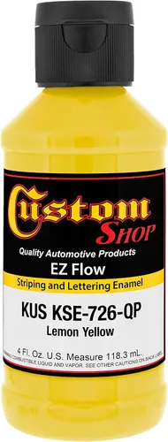 Vista 15 de Custom Shop KSE755-QP - Pintura esmaltada EZ Flow a rayas y letras de oro 23K, 4 onzas