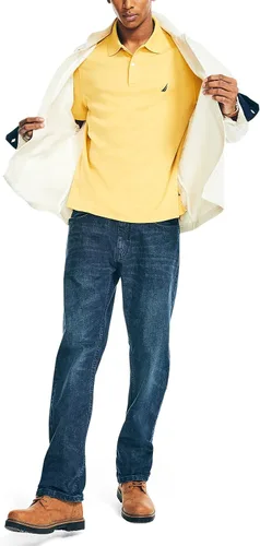 Vista 2 de Nautica Polo Interlock de ajuste clásico para hombre