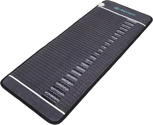 Vista 2 de Tapete infrarrojo amatista – Tamaño mediano 59 pulgadas de largo x 24 pulgadas de ancho – Almohadilla térmica de infrarrojo lejano – Tapete