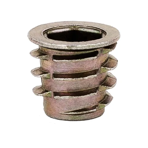Vista 17 de E-Z LOK Inserto roscado para madera blanda, insertos de rosca hexagonal de zinc 10-32 roscas internas, 0.394 pulgadas de longitud, paquete de 50