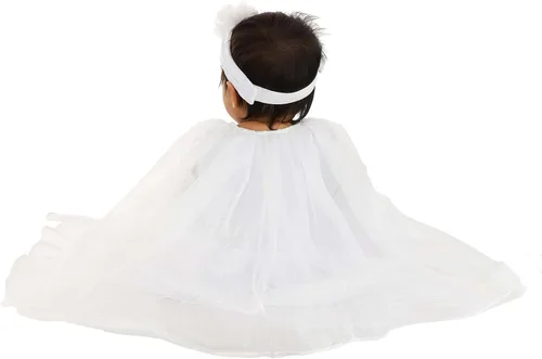 Vista 3 de Disfraz de bebé fantasma para niña