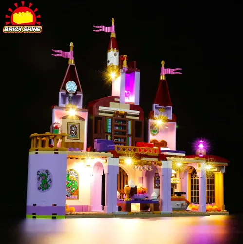 Vista 6 de Kit de luces para Belle and The Beast's Castle 43196 (juego de modelos no incluidos) (clásico)