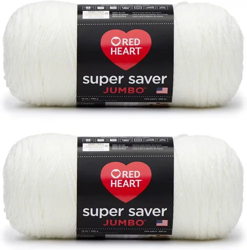 Vista 4 de Red Heart Super Saver Jumbo Ovillo de lana, Amatista