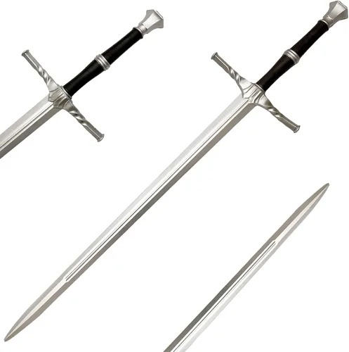 Vista 11 de Espada larga de espuma medieval de 41 pulgadas de Witcher para Cosplay, LARP, disfraz y Halloween