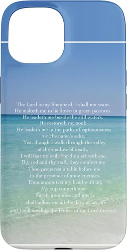 Vista 6 de Psalm 23 Beautiful Christian Beach - Funda para iPhone 17