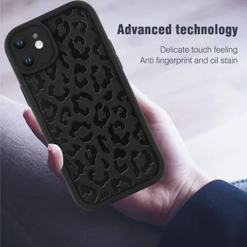 Vista 6 de Funda compatible con iPhone 11, diseño de estampado de guepardo, TPU suave a prueba de golpes, funda protectora para mujeres y niñas, funda delgada