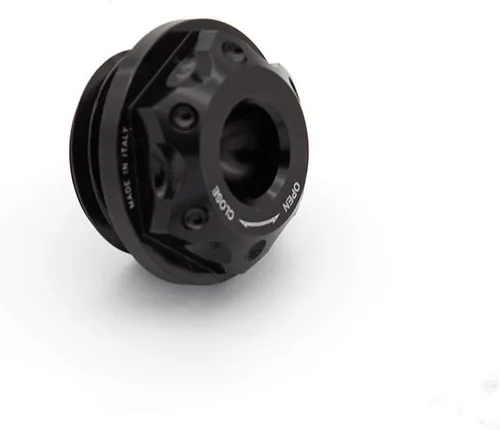Vista 3 de PROCNC Tapa de depósito de combustible de motocicleta de aluminio para Yamaha FZ6 FZ6R FZ1 YZFR6 YZFR6S YZFR1 FYZF R3 YZF600R YZF750 (negro)