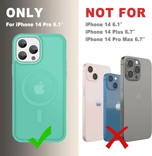 Vista 1004 de Funda para Google Pixel 10 Pro XL, cubierta magnética mate, color negro Fit for MagSafe, Screen Protector included, Shockproof Military Grade