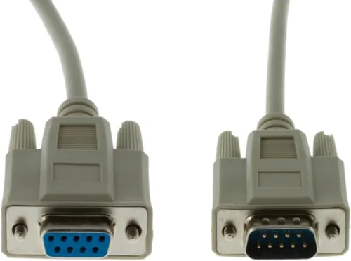 Vista 2 de CablesAndKits DB9 Male to Female Serial Cable, 6ft, RS232 9 Pin Cable