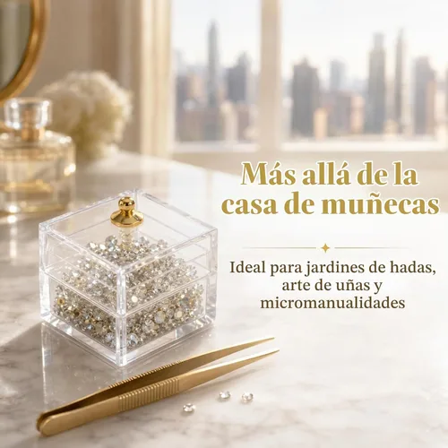 Vista 6 de 10 cajas de dulces en miniatura para casa de muñecas con tapas, tarros de plástico transparente a escala 1:12, pequeños recipientes de comida