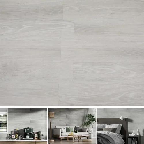 Vista 11 de SINGULARWOOD Tablas de Vinilo para Pared, Paneles de Vinilo Autoadhesivos para Paredes, Fácil Instalación de Despegar y Pegar