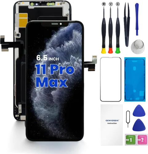 Vista 19 de para iPhone 11 Reemplazo de pantalla de 6.1", kit de reparación de pantalla LCD táctil 3D Genverdix, conjunto de montaje digitalizador
