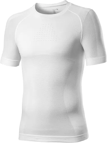 Vista 6 de Castelli Capa base de manga corta sin costuras Core - Blanco para hombre, LXL