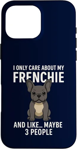 Vista 19 de I Care About My Frenchie & 3 People French Bulldog Owner Case for iPhone XR