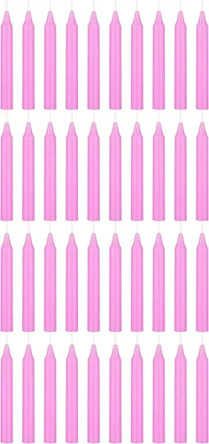 Vista 11 de Mega Candles Mini vela de hechizo con carillón cónico, 20 unidades, 4 x 1/2 Surtido