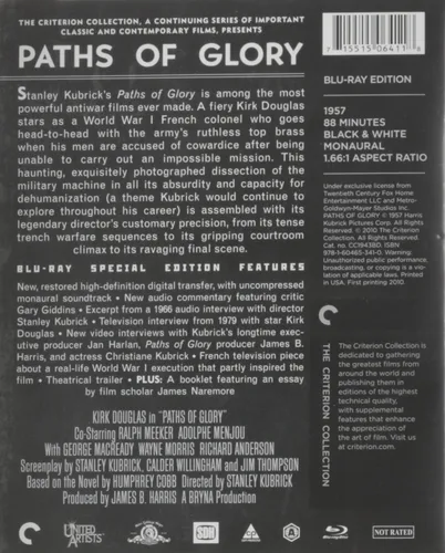 Vista 2 de Paths of Glory (The Criterion Collection) Blu-ray
