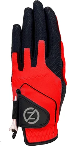 Vista 8 de Guante de golf sintético Zero Friction, de calce por compresión, talla de ajuste universal, para niños Azul