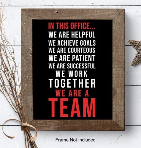 Vista 7 de Póster motivacional para la oficina – Póster inspirador para pared – Decoración única para el hogar y regalo para empresarios, gerentes, jefes