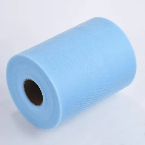 Vista 2 de Rollos de tul de 6 pulgadas por 100 yardas (300 pies) de tela de carrete de tul para bricolaje, faldas tutú, bodas, baby shower, manualidades