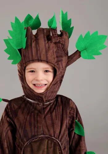 Vista 2 de Disfraz de Árbol Pequeño para Niños Pequeños Multicolor