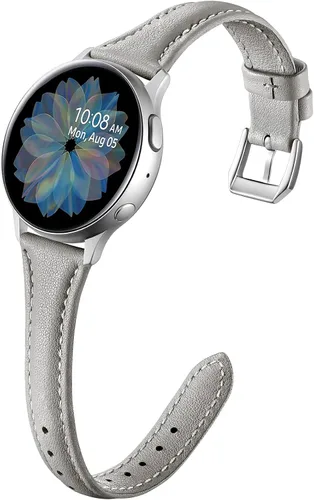 Vista 8 de GEAK Bandas de Cuero Delgadas Compatibles con Samsung Galaxy Watch 7 40mm 44mm/Watch 5 Pro 45mm/Galaxy Watch 6/Watch 5 4 44mm 40mm/Galaxy Watch 4