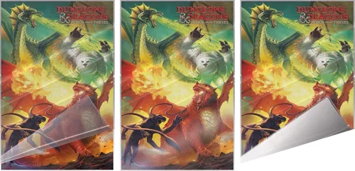 Vista 3 de Dungeons & Dragons: Honor Among Thieves - Fantasy Poster (Dragon Battle) (Size: 24" x 36") (Laminated Poster)