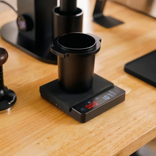 Vista 5 de MiiCoffee Báscula de Café Nano con Temporizador, Báscula de Espresso con Tara Automática, Sensor Táctil y Cubierta de Silicona