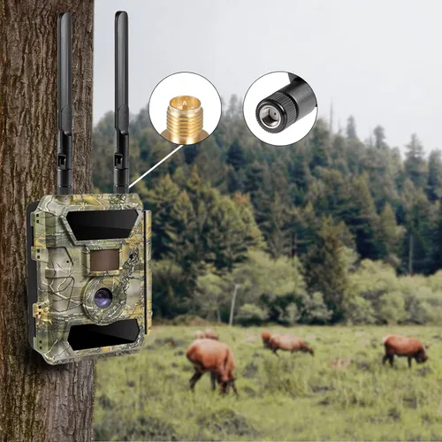 Vista 6 de 8dBi RP-SMA macho 3G 4G LTE Cámara celular Trail Antena de largo alcance compatible con Spypoint Link Micro Link Dark Link S Link EVO Tactacam