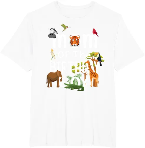Vista 16 de Camiseta de fiesta de animales con temática de zoológico para niño de cumpleaños, Negro