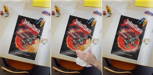 Vista 4 de Judas Priest - Póster de música (Screaming For Vengeance) (Tamaño: 24" x 36") (póster laminado)