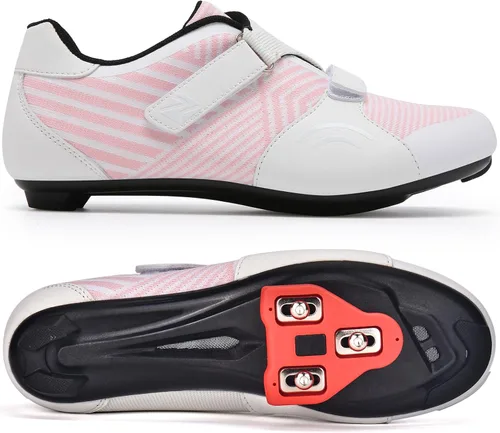 Vista 2 de NIOSUP Zapatos de ciclismo unisex para interiores compatibles con Pelaton al aire libre bicicleta de carretera zapatos de equitación para hombres