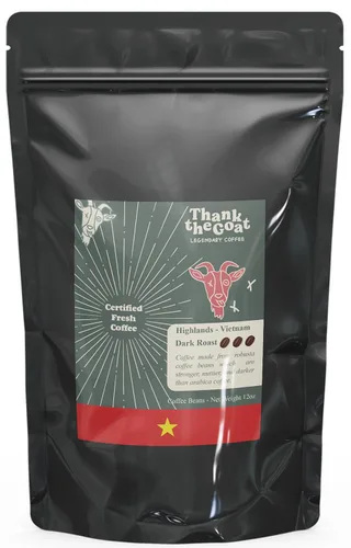 Vista 10 de Thank the Goat Made to Order Granos de café gourmet, recién tostados, tostado medio de Huila, Colombia, 12 oz.
