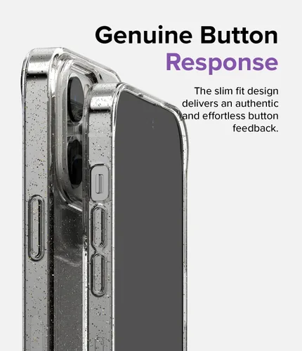 Vista 8 de Ringke Air - Funda compatible con iPhone 14 Pro de 6.1 pulgadas, brillante, flexible, ligera, delgada, bonita funda para mujeres y niñas Claro