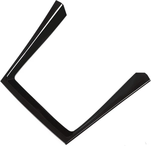 Vista 6 de Adhesivo de plástico ABS para marco de portavasos de consola central de coche para BMW X5 E70 X6 E71 2008-2013 Accesorios de automóvil (Negro)