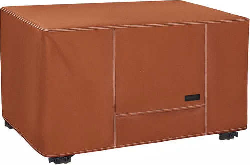 Vista 9 de NettyPro Funda rectangular para mesa auxiliar de patio, impermeable, para muebles de exterior, pequeña, rectangular, 36 x 22 x 18 pulgadas