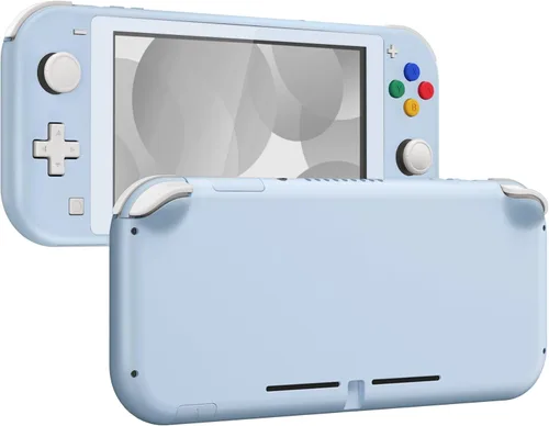 Vista 18 de eXtremeRate Carcasa de repuesto para Nintendo Switch Lite, carcasa para controlador de mano NSL con protector de pantalla, funda personalizada