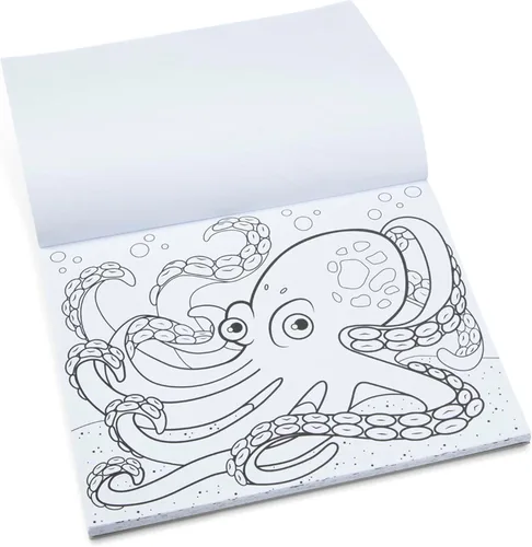Vista 6 de Melissa & Doug Jumbo Coloring Pad, animales, Multicolor
