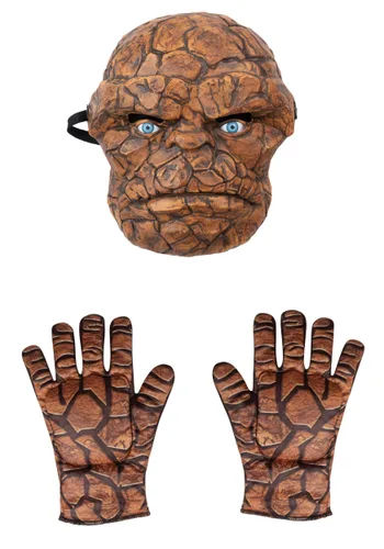 Vista 6 de Disfraz Deluxe para Hombre de La Cosa de Fantastic Four Multicolor