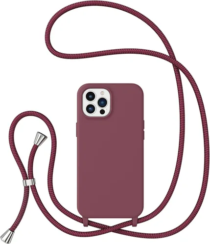 Vista 49 de ZTOFERA Funda para iPhone Air con correa, funda cruzada para teléfono con cordón ajustable para el cuello en los hombros, silicona suave a prueba