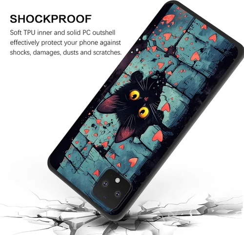Vista 342 de Funda delgada para Google Pixel 4 XL, funda delgada de silicona de TPU suave a prueba de golpes para Google Pixel 4 XL, astronauta Galaxy