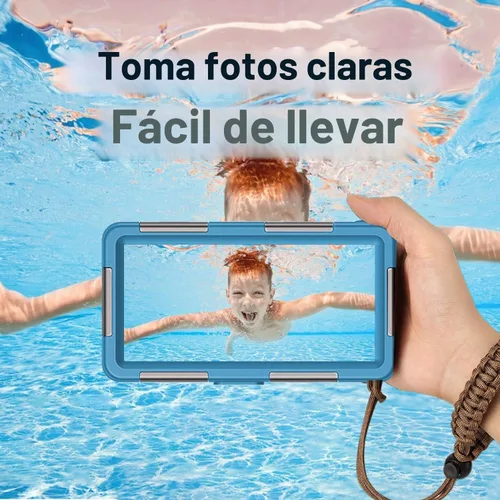 Vista 8 de ShellBox Case Funda de buceo de 2ª generación para teléfono/serie Samsung Galaxy, teléfonos universales [4.9-6.9 pulgadas], snorkel [15m/50ft]