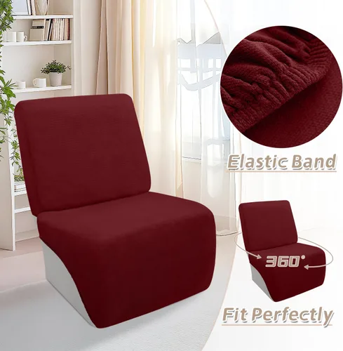 Vista 197 de Arfntevss Fundas de sofá seccional reclinable de terciopelo, Funda de sofá seccional de esquina para sofá reclinable, Funda elástica suave
