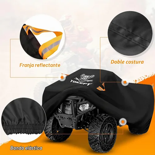 Vista 3 de Cubierta ATV impermeable resistente 4 ruedas cubierta Quad cubierta