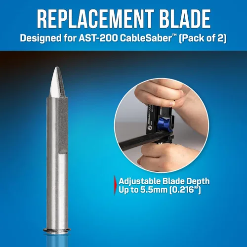 Vista 2 de Jonard Tools AST-200RB Cuchilla de repuesto para AST-200 CableSaber (paquete de 2)